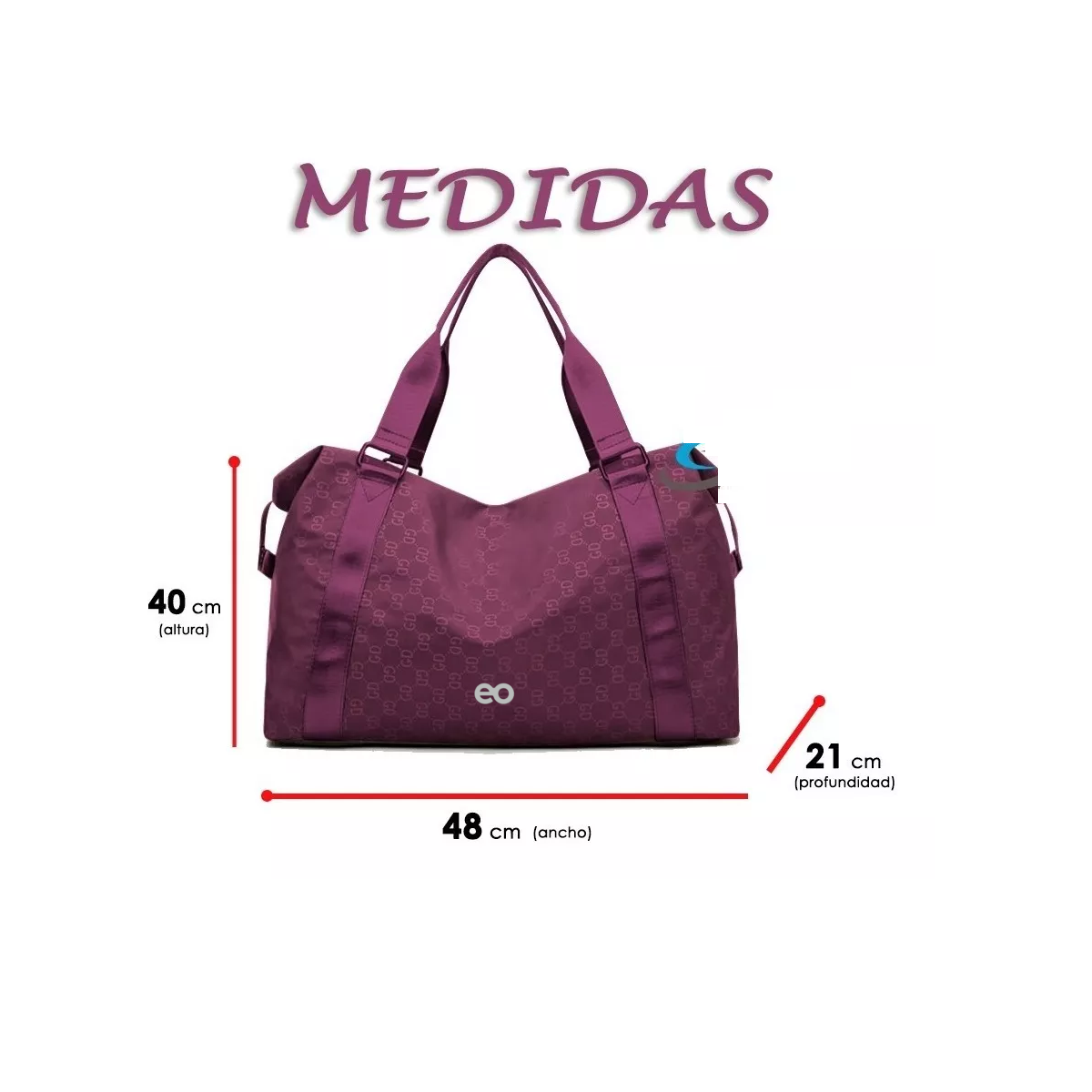 Foto 4 pulgar | Bolsa Maleta Casual Deportiva Gym Viaje Moda Eo Safe Imports Esi-9985-1 Purpura