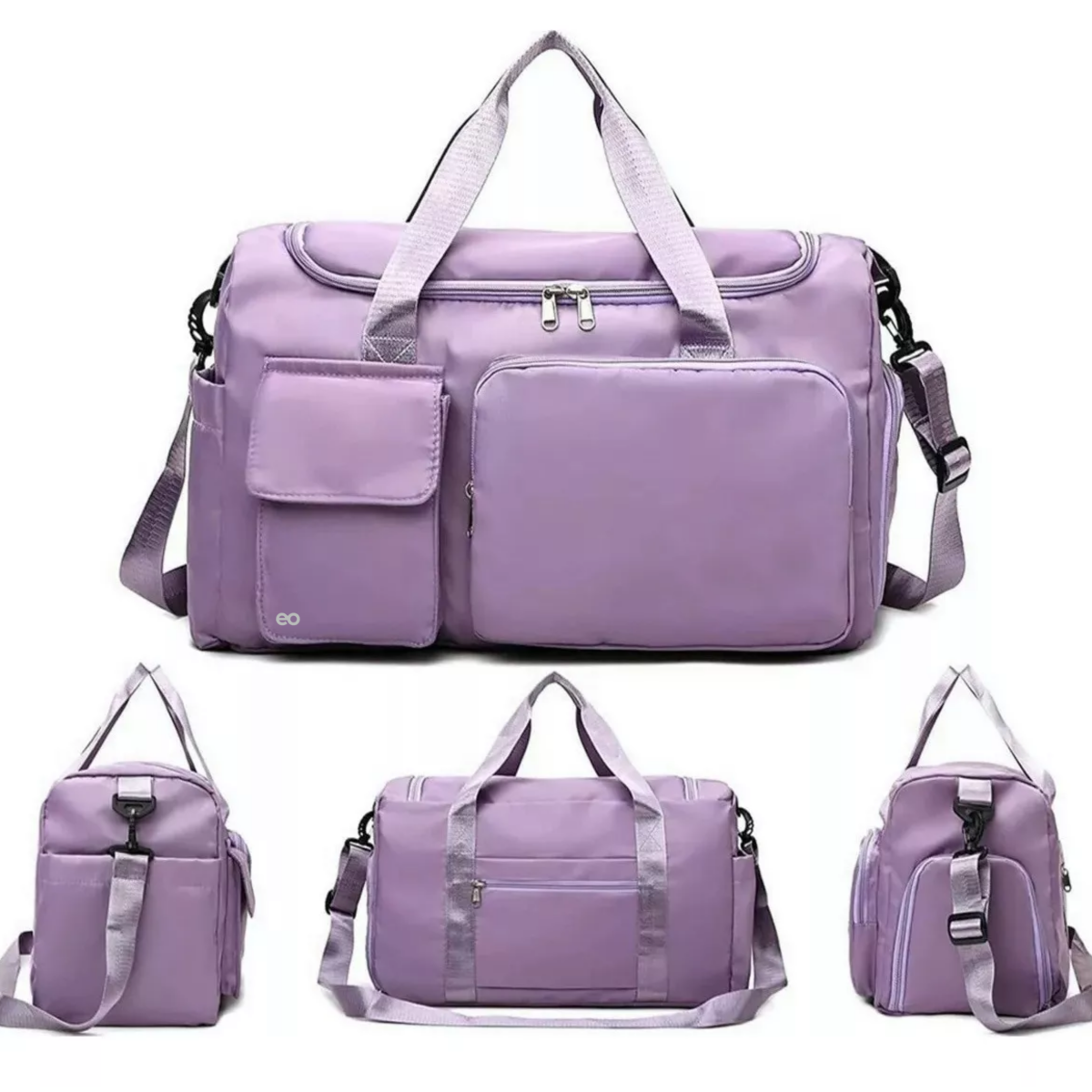 Foto 3 pulgar | Maleta Gym Deportiva Bolsa Mujer Viaje Mochila Eo Safe Imports Esi-9984-1 Purpura