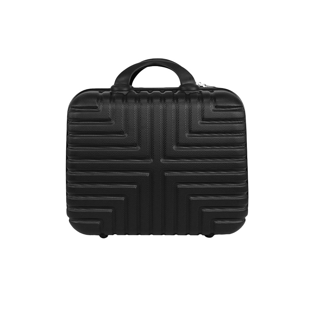 Maleta De Mano Grande Para Viaje Parker, Color Negro 35x17x29