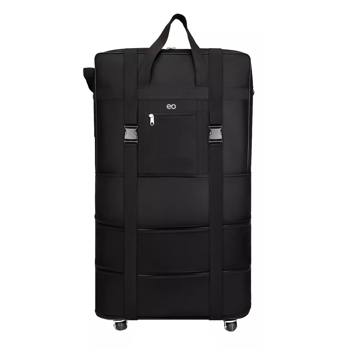Mochila Deportiva Maleta de Viaje con Ruedas Plegable Eo Safe Imports Esi-10111-1 Negro