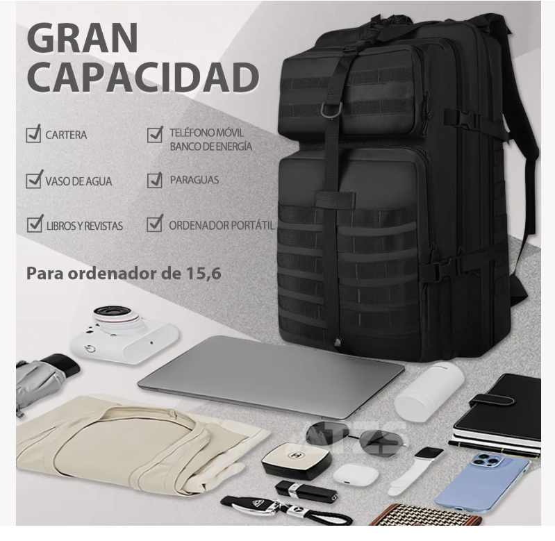 Foto 4 pulgar | Mochila Xtellar Táctica Miliitar Senderismo Campismo Impermeable 60l