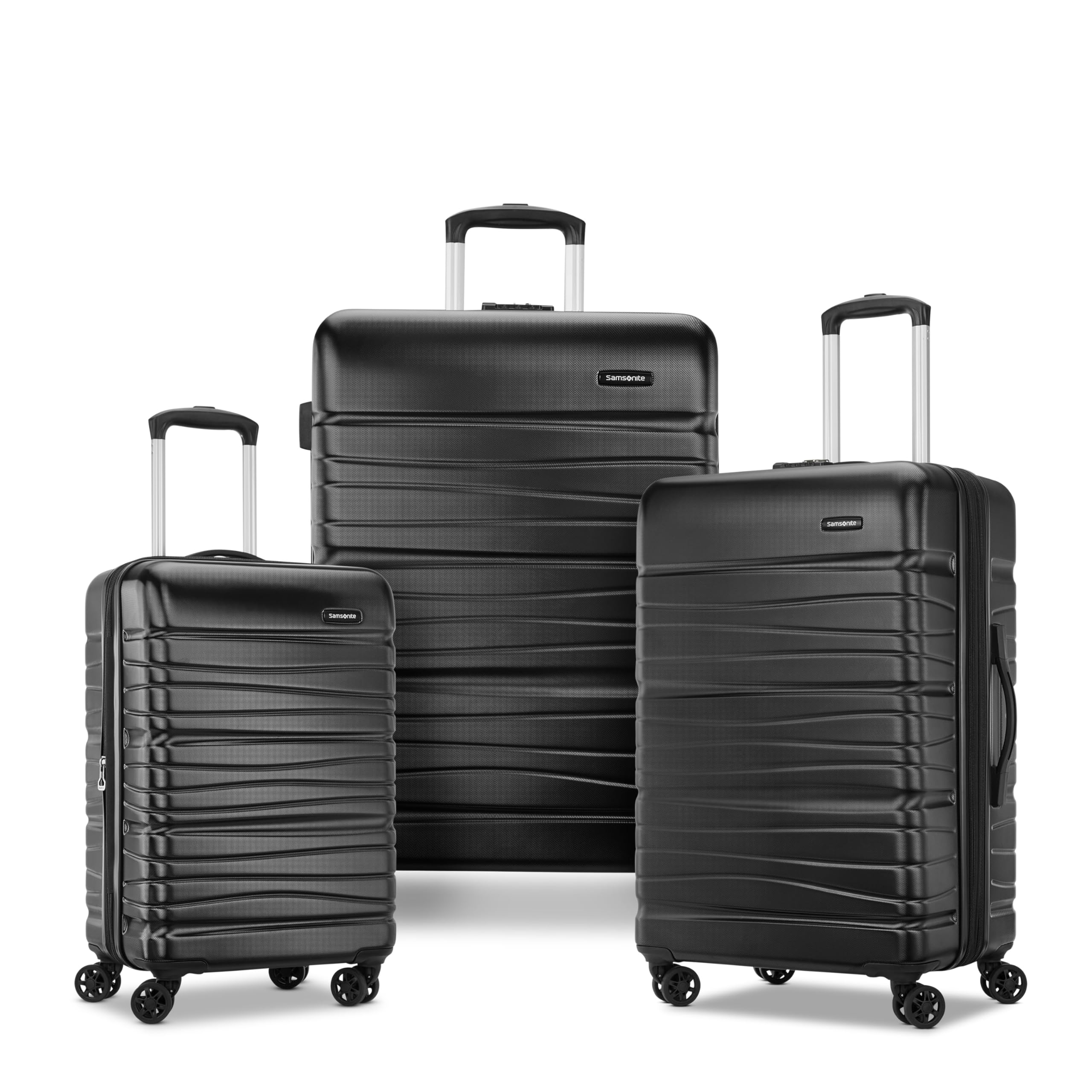 Luggage Samsonite Evolve Se Hardside, Expandible, Juego De 3 Piezas, Negro - Venta Internacional.