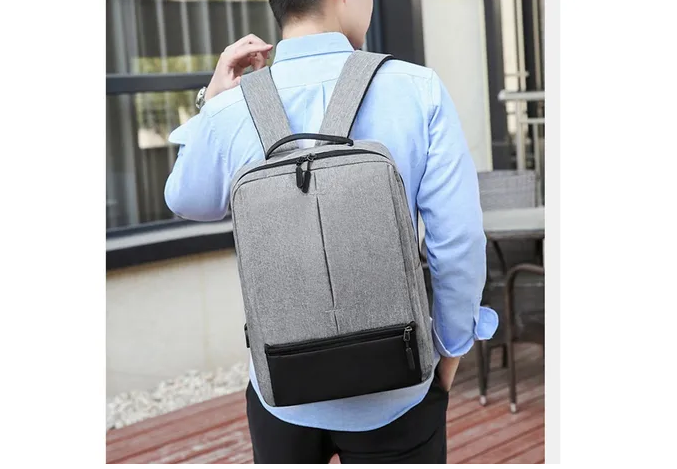 Foto 4 pulgar | Ninzi Mochila Urbana De Negocios Tipo Bolso Para Portátil Multifuncional Para Laptop,color De Gris