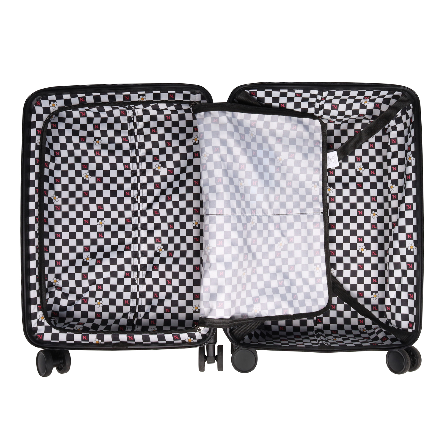 Foto 4 pulgar | Maleta Nicole Lee Carry-on Rigida Estampado Hollywood