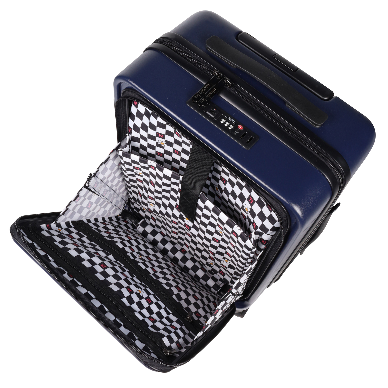 Foto 5 pulgar | Maleta Nicole Lee Carry-on 20'' Estampado Hollywood
