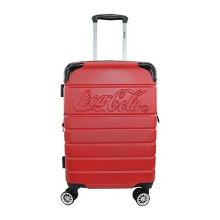 Foto 1 | Maleta Coca Cola Chica 20 Inch Rígida Abs Carry On Avion Color Rojo