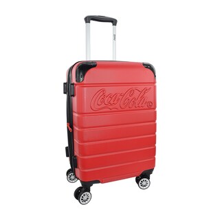 Foto 6 | Maleta Coca Cola Chica 20 Inch Rígida Abs Carry On Avion Color Rojo