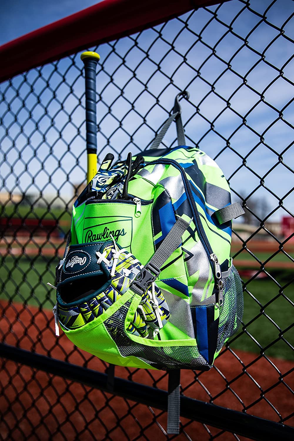 Foto 5 pulgar | Mochila Rawlings Remix T-ball & Youth Green - Venta Internacional.