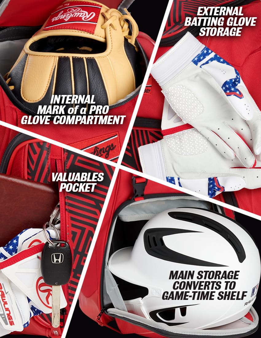 Foto 7 | Mochila Rawlings Chaos Series Para Béisbol Juvenil Y Deporte - Venta Internacional.