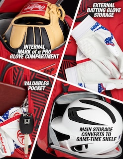 Foto 7 | Mochila Rawlings Chaos Series Para Béisbol Juvenil Y Deporte - Venta Internacional.