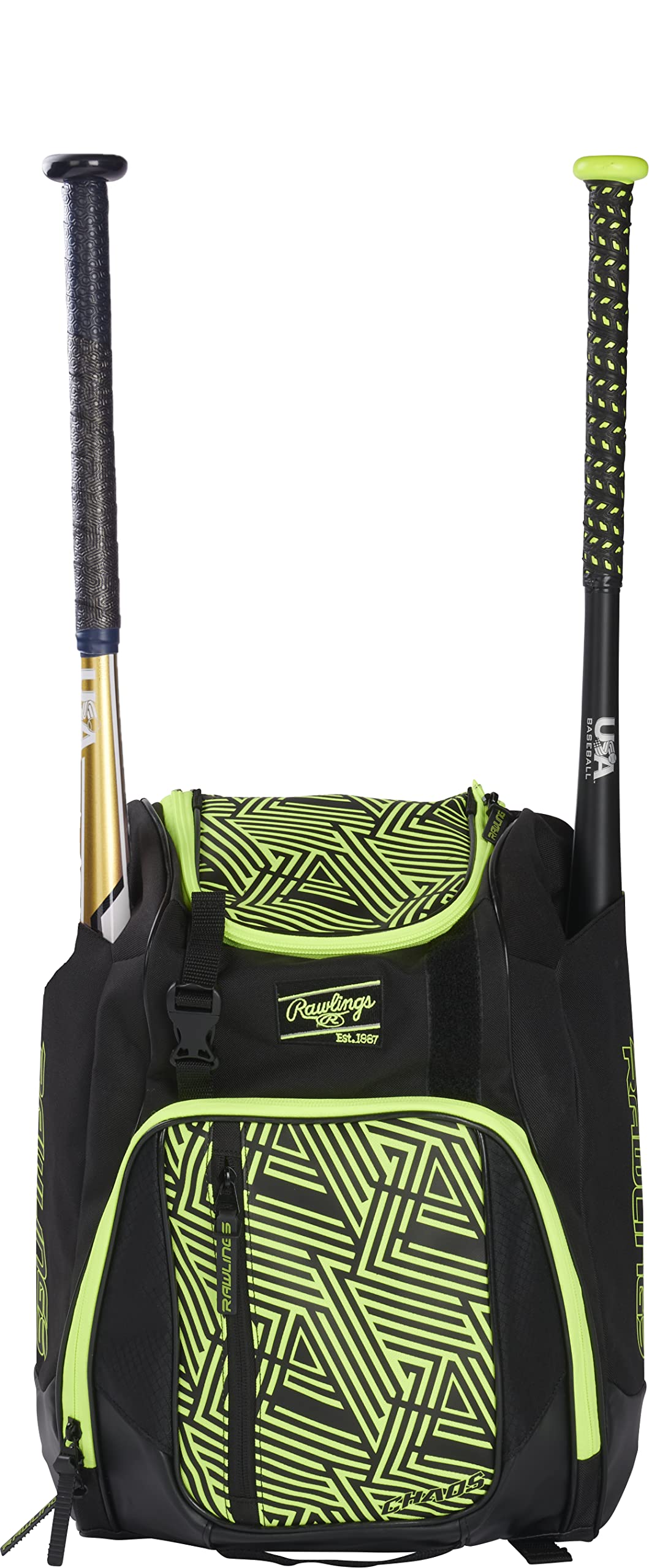 Mochila Rawlings Chaos Series Para Béisbol Juvenil Y Deporte - Venta Internacional.