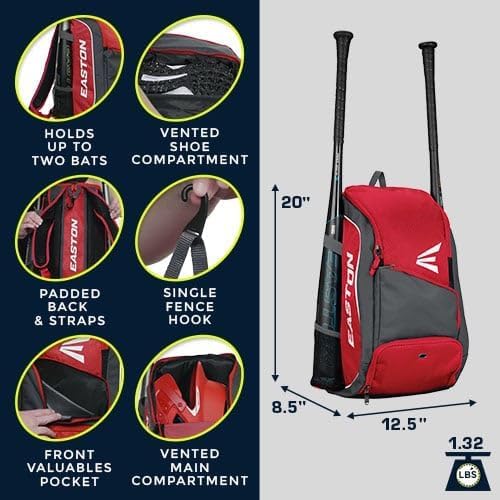 Foto 6 | Mochila Easton Game Ready Para Adultos, Color Verde - Venta Internacional.