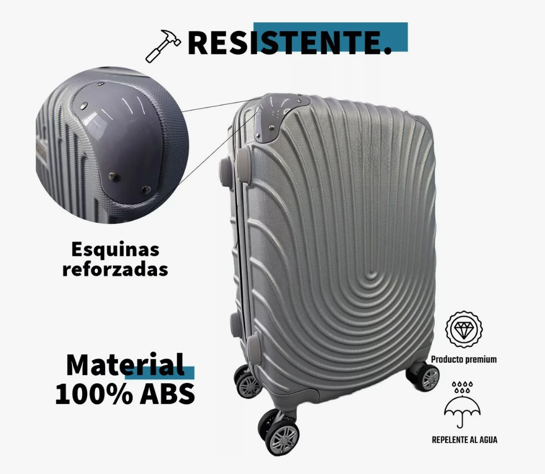 Foto 6 pulgar | Maletas Mano Viaje Rigida 19 In Carry On 10kg Ruedas 360°