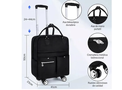 Foto 2 | Maletas De Viaje Equipaje De Mano De Seguridad Cabina Moda