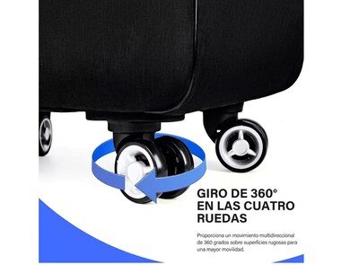 Foto 3 | Maletas De Viaje Equipaje De Mano De Seguridad Cabina Moda