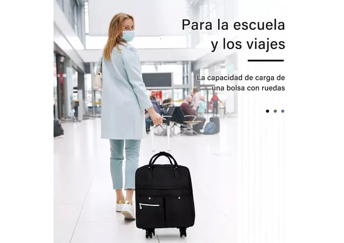 Foto 6 pulgar | Maletas De Viaje Equipaje De Mano De Seguridad Cabina Moda