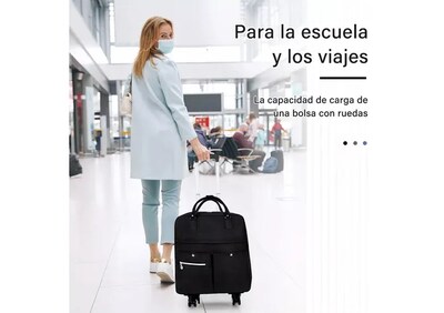Foto 5 | Maletas De Viaje Equipaje De Mano De Seguridad Cabina Moda