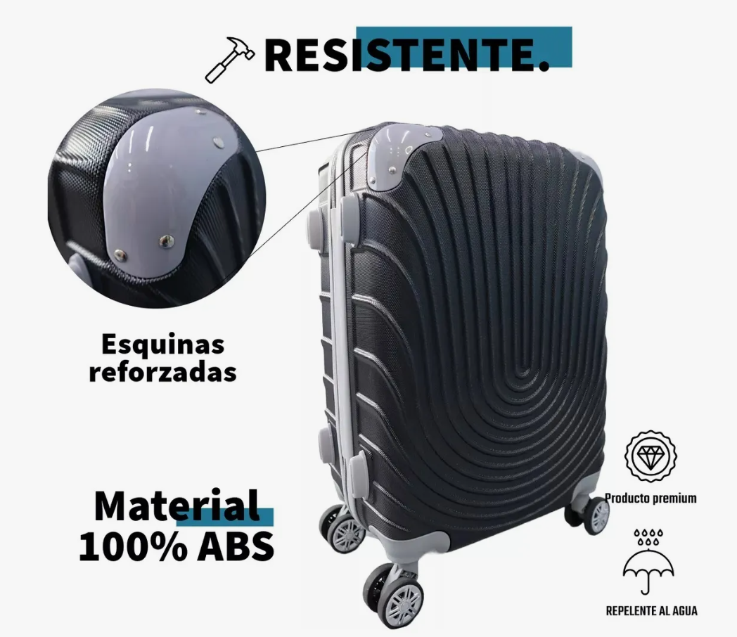 Foto 4 pulgar | Maletas Mano Viaje Rigida 19 In Carry On 10kg Ruedas 360°