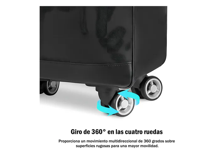 Foto 4 pulgar | Maleta Mano De Viaje Bolsa Con Candado De Seguridad