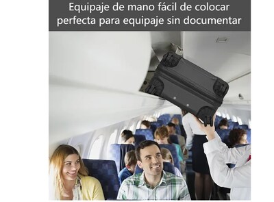 Foto 2 | Set Maletas Rígidas Kit Viaje Mano Avion 20in 4 Ruedas 360°