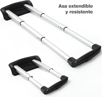 Foto 4 | Maleta De Viaje Rígida – Material Abs Resistente – Ruedas Giratorias 360° – 20''