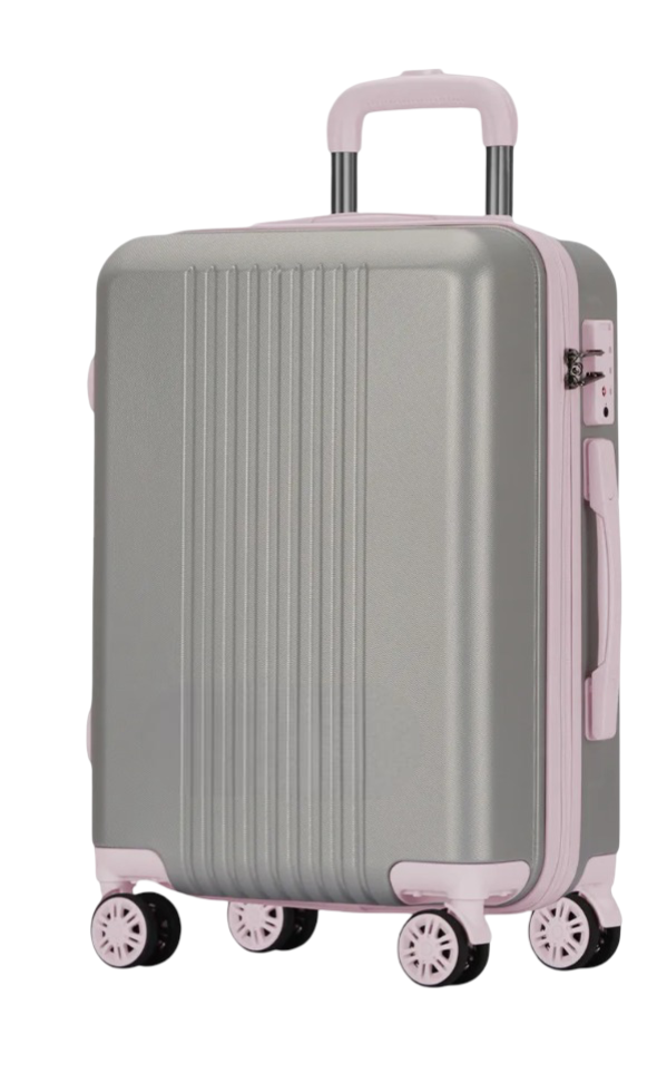 Maleta De Viaje Rígida Carry On De Mano Cabina Modelo Andrea 20 Pulgadas 10 Kg Con Candado Alta Seguridad