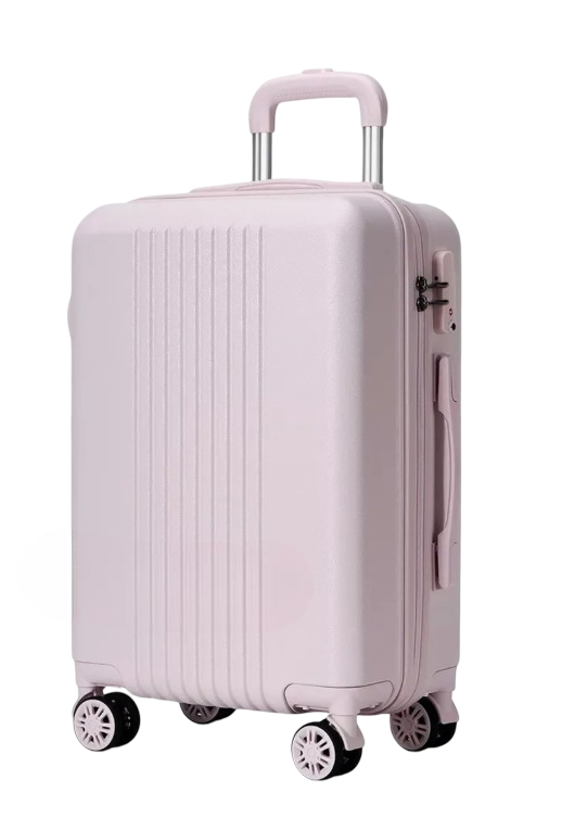Foto 2 pulgar | Maleta De Viaje Rígida Carry On De Mano Cabina Rosa 20 Pulgadas 10 Kg Con Candado Alta Seguridad
