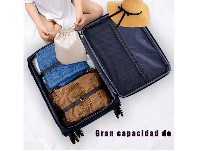 Foto 4 pulgar | Maleta De Viaje 10kg Avion 20in Maleta De Mano  Con Cabina
