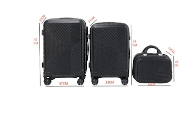 Foto 5 | Set 10kg Maletas Kit Viaje Mano Avion 201814in 4 Ruedas 360°