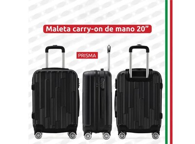 Foto 3 | Maleta De Viaje Rígida Carry On De Mano Cabina Modelo Flamingo 20 Pulgadas 10 Kg Con Candado Seguridad