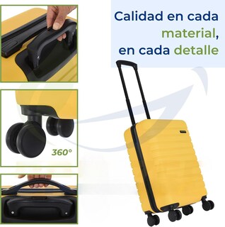 Foto 2 | Maleta Rígida Muy Resistente De 20 Pulgadas, Tamaño Cabina, Maleta De Mano, Material De Calidad, Ruedas 360º