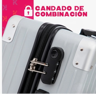 Foto 4 | Maleta De Cabina 10kg Rigida Con Portavaso Equipaje De Mano