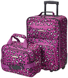 Foto 1 | Juego De Equipaje Rockland Fashion Softside Upright De 2 Piezas, Color Morado - Venta Internacional.