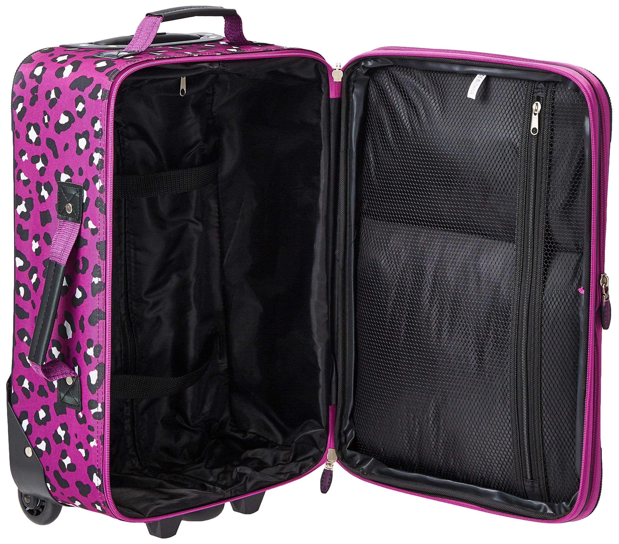 Foto 5 | Juego De Equipaje Rockland Fashion Softside Upright De 2 Piezas, Color Morado - Venta Internacional.
