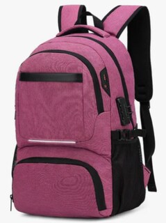 Foto 1 | Mochila Xtellar De Almuerzo Antirrobo Impermeable A Portátil 15,6i Color Violeta Diseño De La Tela Oxford 900d