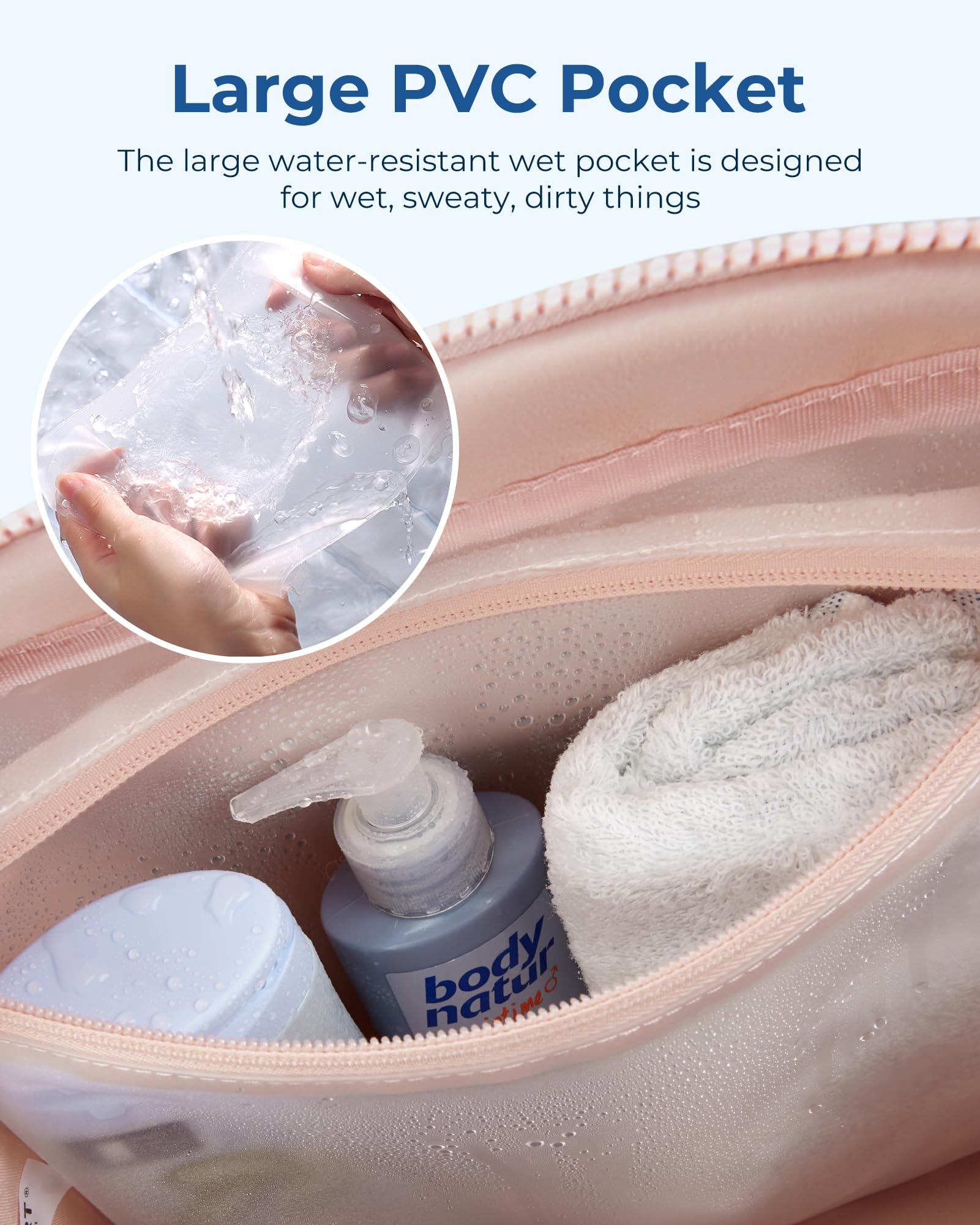 Foto 7 pulgar | Bolsa De Gimnasio Bagsmart Para Mujer, Bolsa De Viaje, Rosa - Venta Internacional.