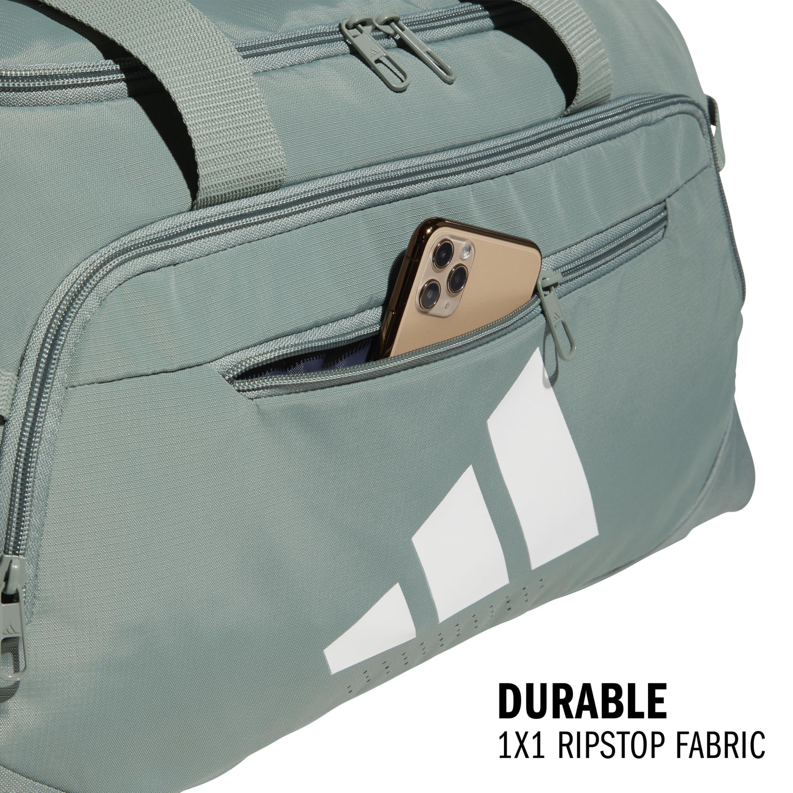 Foto 4 pulgar | Bolsa De Viaje Adidas Defender 5 Plateado/verde/blanco 42l - Venta Internacional.