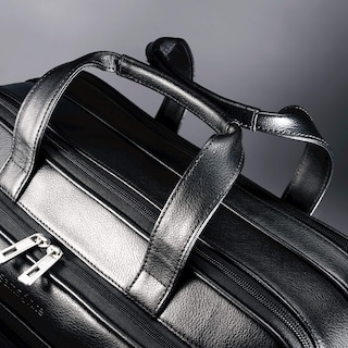 Foto 3 | Maletín Samsonite Leather Expandible Negro De 17 Pulgadas - Venta Internacional.