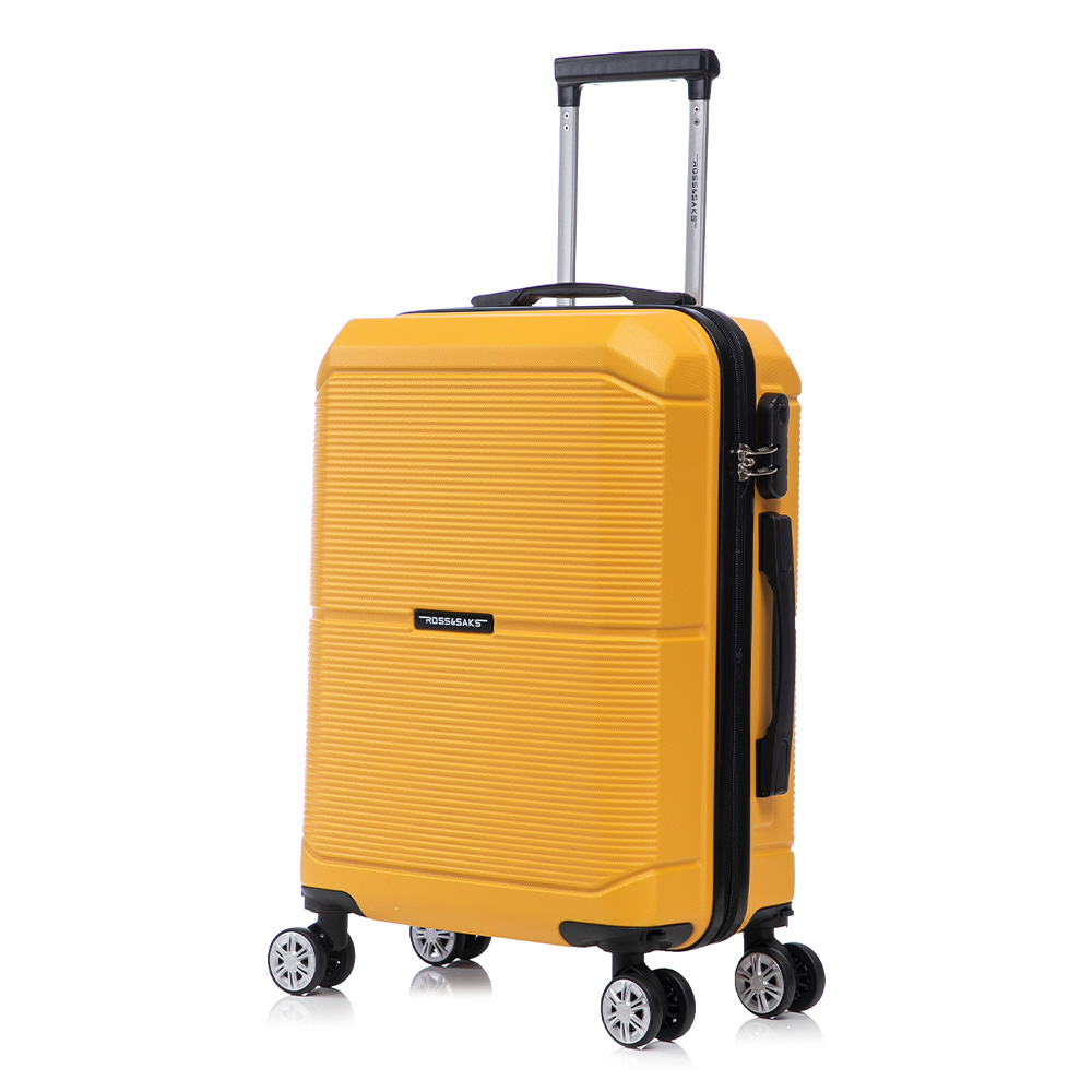Foto 2 | Maleta De Mano Viaje Rigida Con Ruedas 10kg Color Amarillo Estilo 2