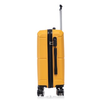 Foto 3 | Maleta De Mano Viaje Rigida Con Ruedas 10kg Color Amarillo Estilo 2
