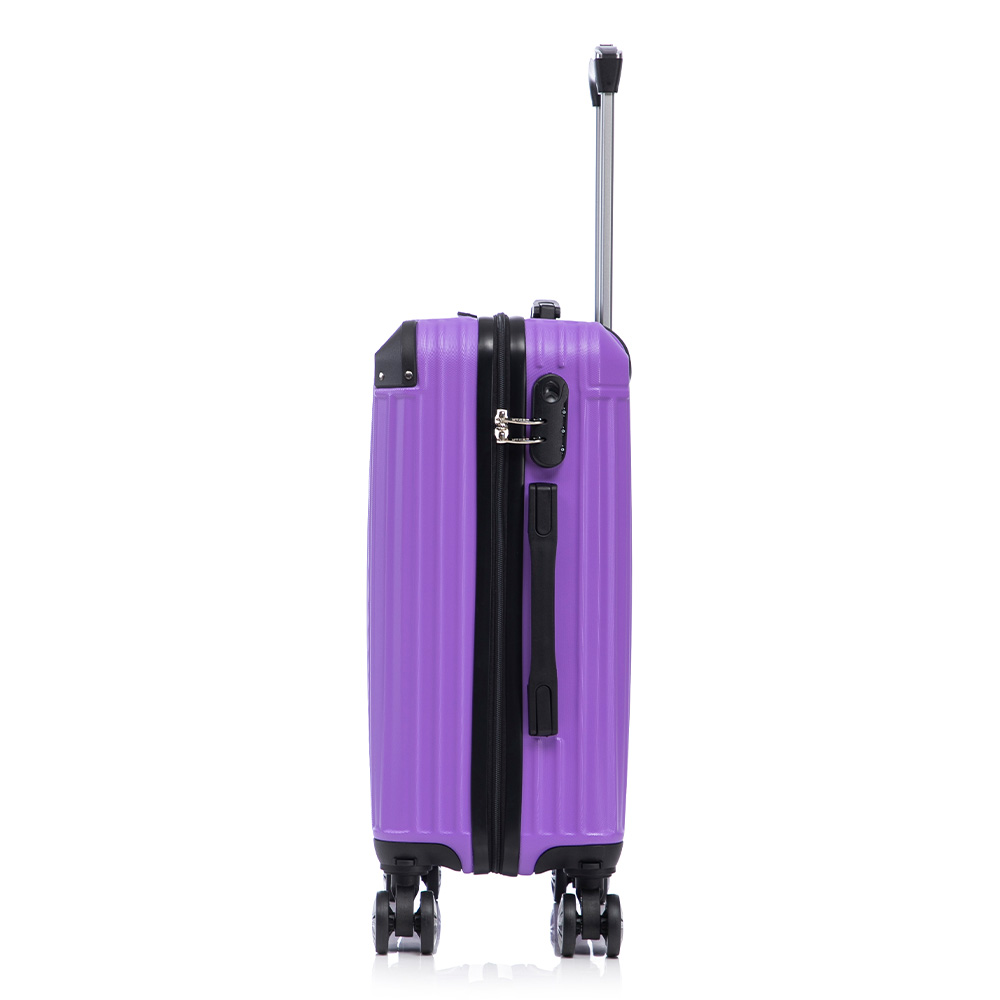 Foto 4 pulgar | Maleta De Mano Viaje Rigida Con Ruedas 10kg Color Morado