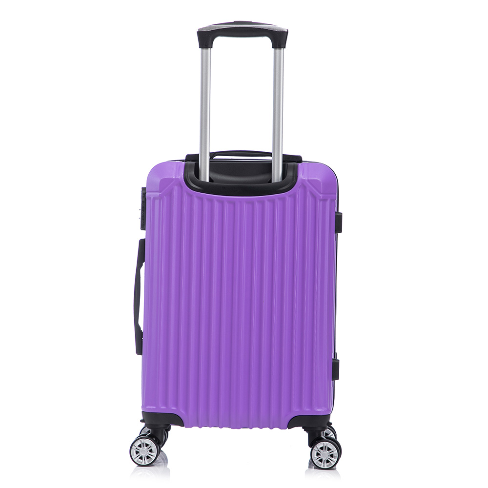 Foto 5 pulgar | Maleta De Mano Viaje Rigida Con Ruedas 10kg Color Morado