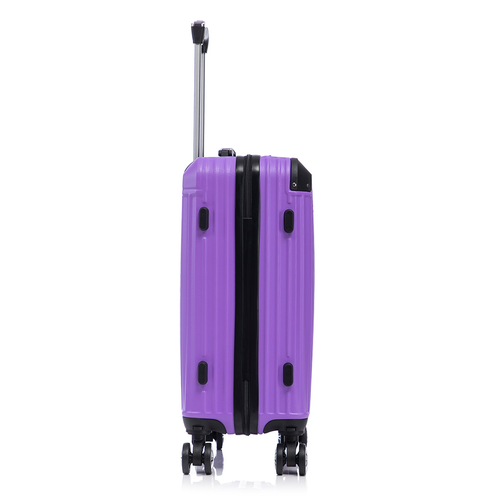 Foto 7 pulgar | Maleta De Mano Viaje Rigida Con Ruedas 10kg Color Morado
