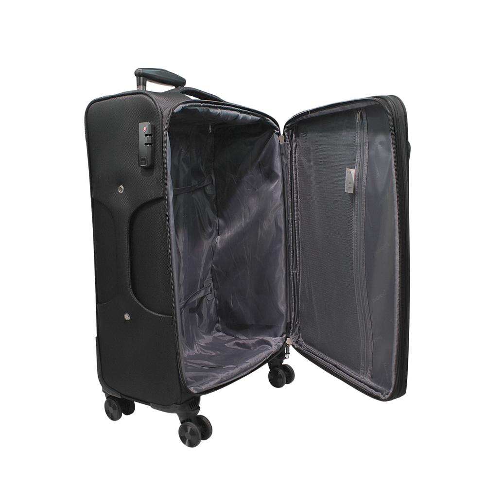 Foto 4 pulgar | Maleta Jon 029 De Poliester 28'' Negra Negro