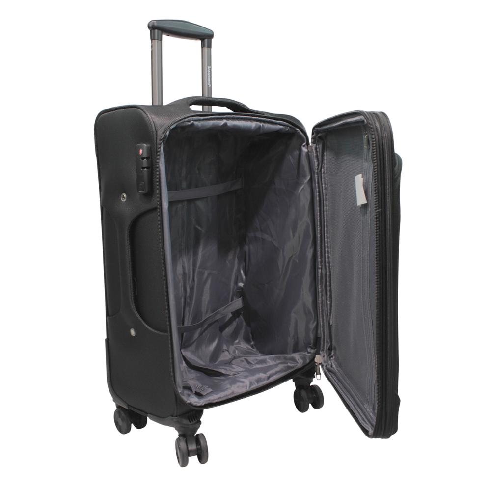 Foto 4 pulgar | Maleta Jon 029 De Poliester 24'' Negra Negro