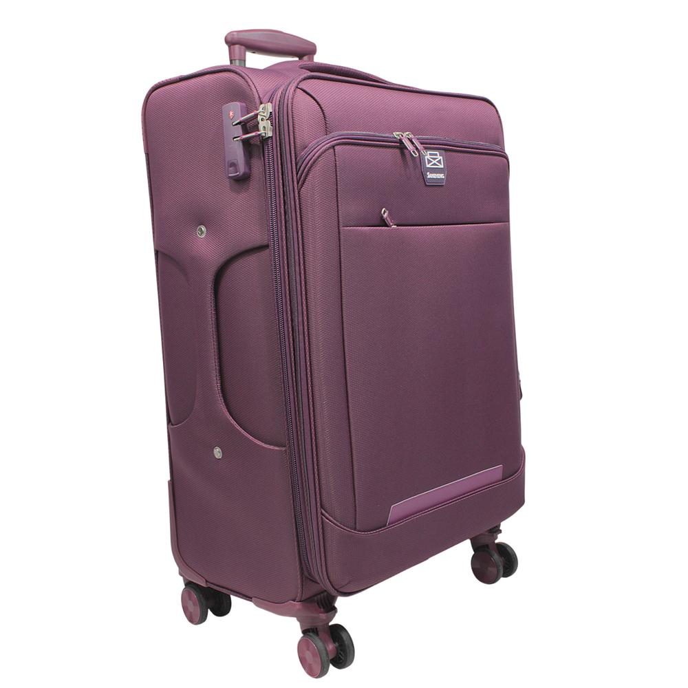 Foto 3 pulgar | Maleta Jon 029 De Poliester 28'' Morado Purpura