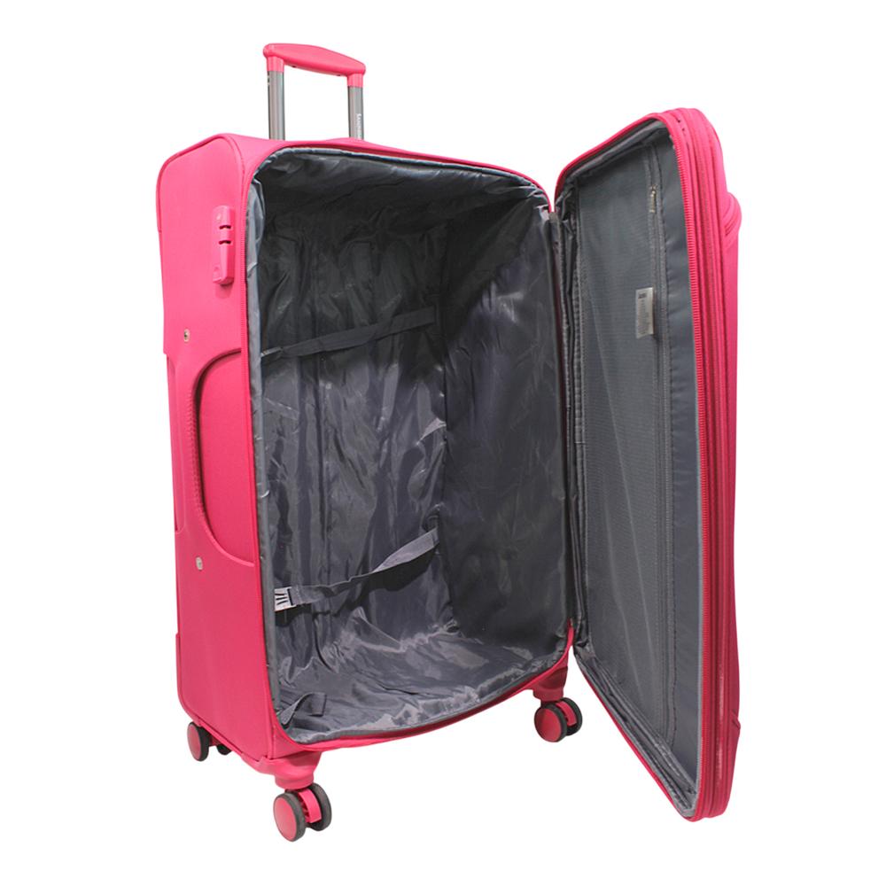 Foto 4 pulgar | Maleta Jon 029 De Poliester 30'' Fiusha Fucsia