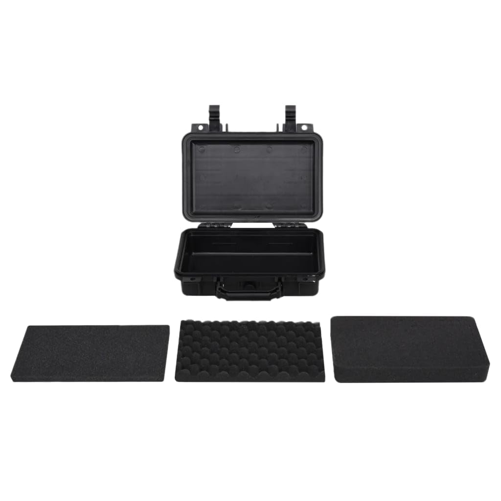 Foto 3 pulgar | Flight Case Vidaxl Portátil De Polipropileno Negro Con Espuma - Venta Internacional.