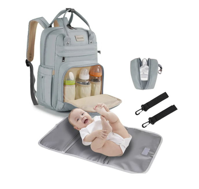 Foto 2 pulgar | Pañalera Mochila Para Bebe Mama Moderna Impermeable De Viaje