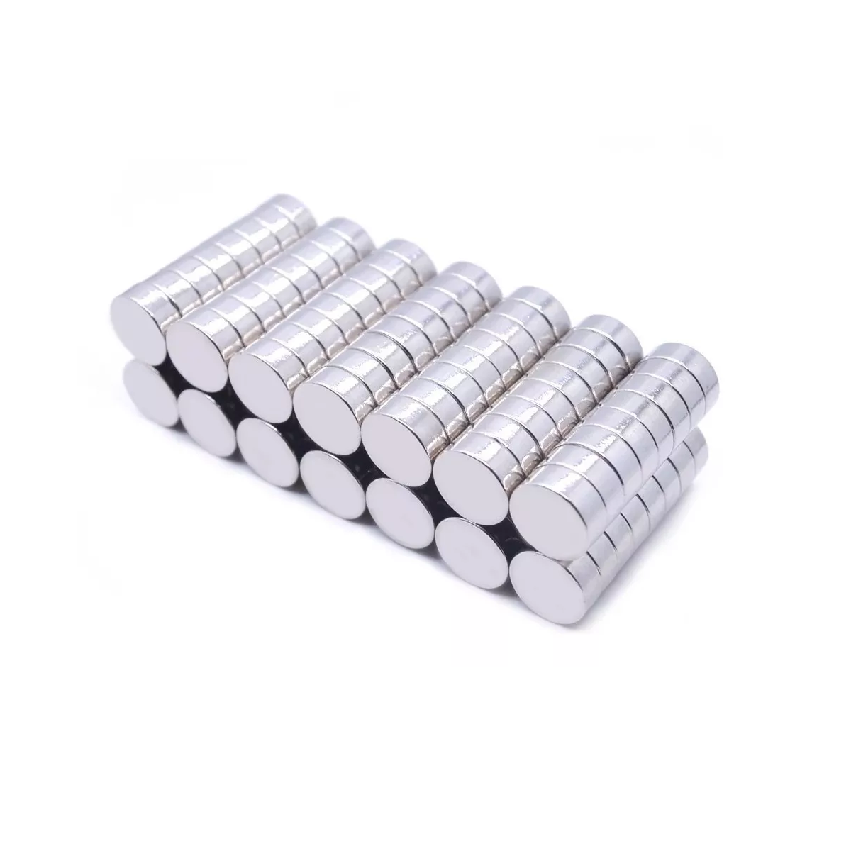 Set 10 Pz Imanes Redondo Super Potente Eo Safe Imports Esi-8456 Plata